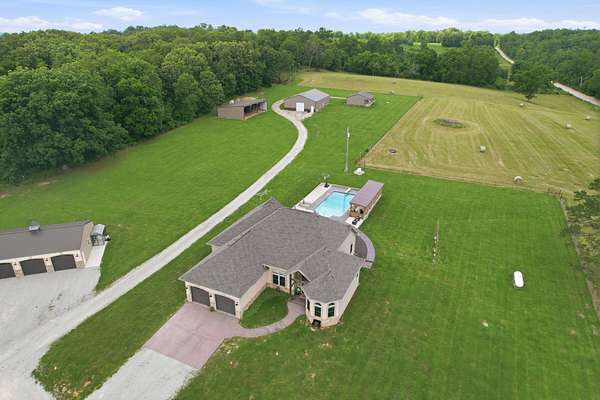 22.1 Acres of Land with Home for Sale in Cabool, Missouri