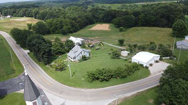 8.62 Acres of Land with Home for Sale in Tell City, Indiana