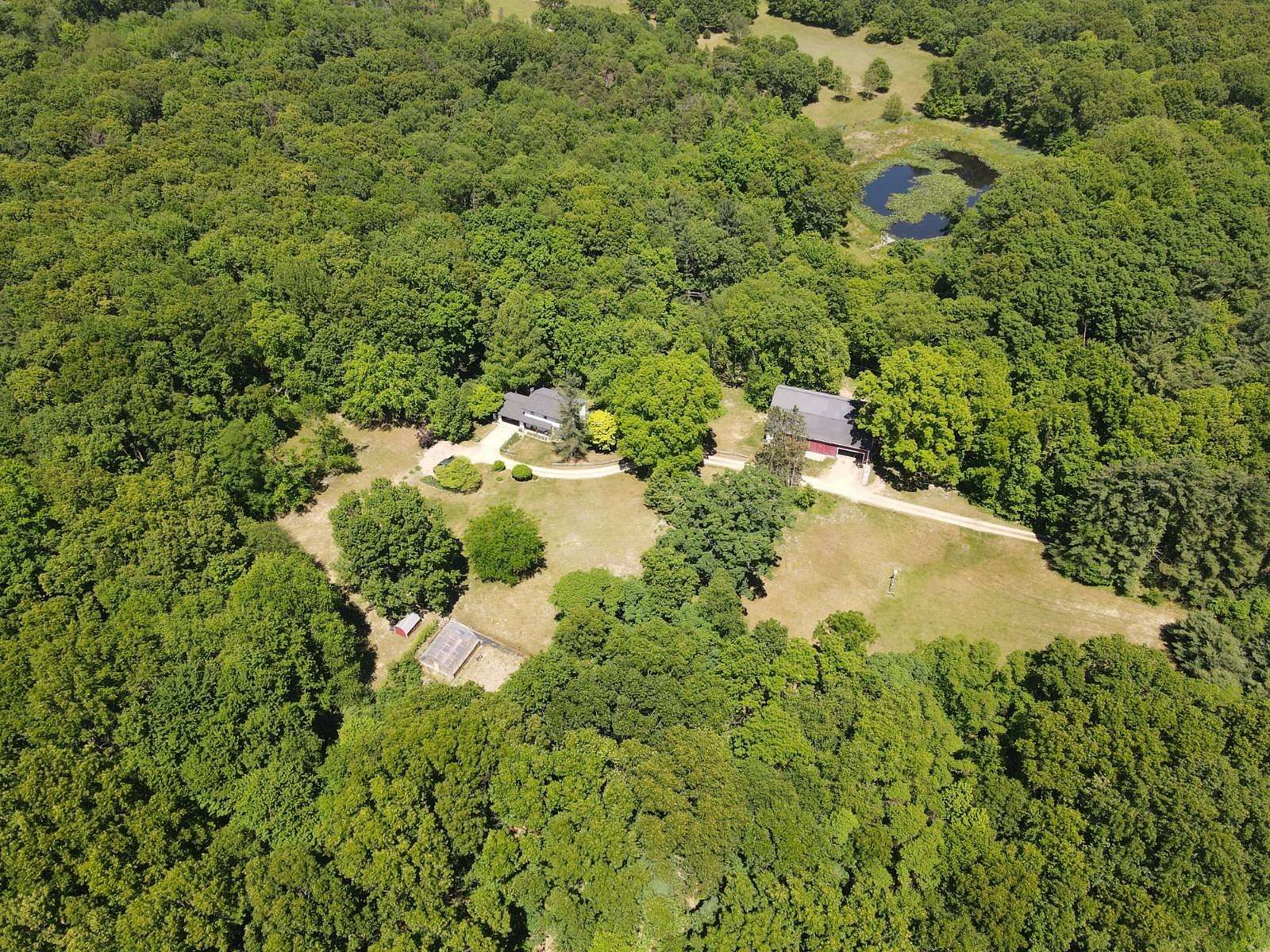34 Acres of Land with Home for Sale in Berrien Springs, Michigan