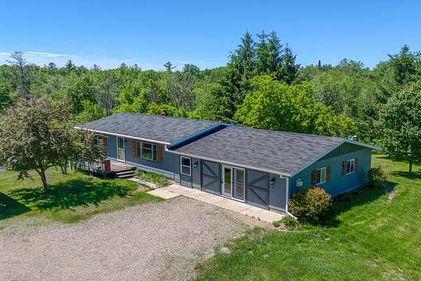 1.5 Acres of Land with Home for Sale in Rhinelander, Wisconsin