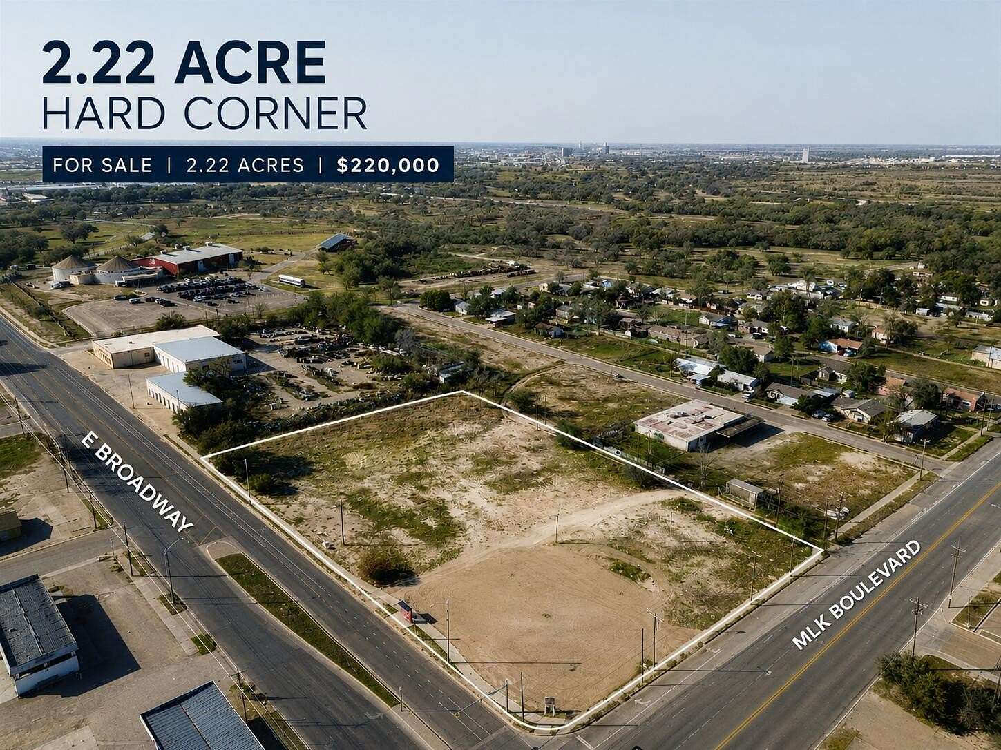 2.22 Acres of Commercial Land for Sale in Lubbock, Texas