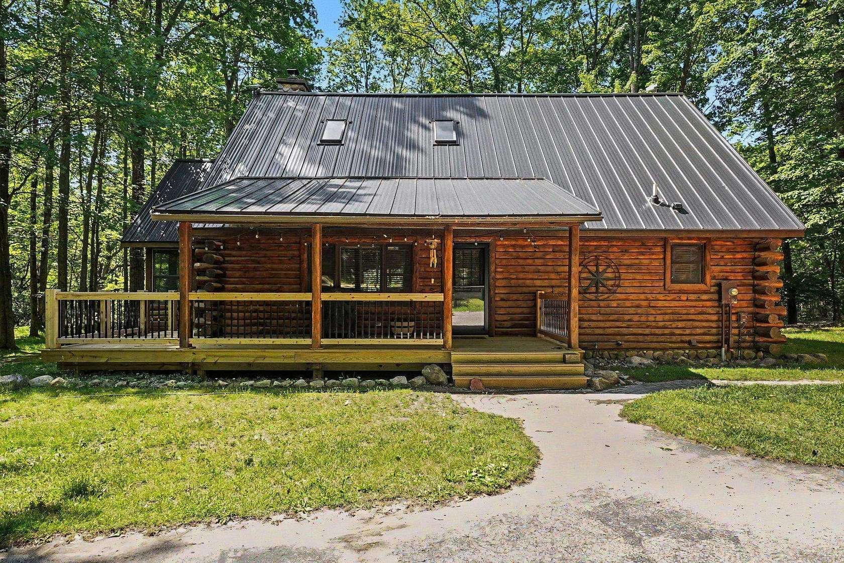 5.28 Acres of Land with Home for Sale in Farwell, Michigan