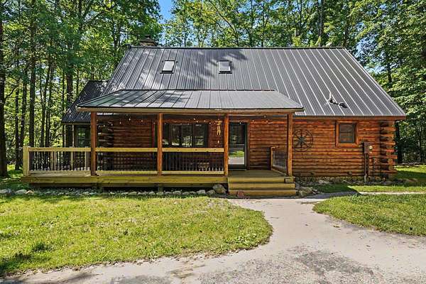 5.28 Acres of Land with Home for Sale in Farwell, Michigan