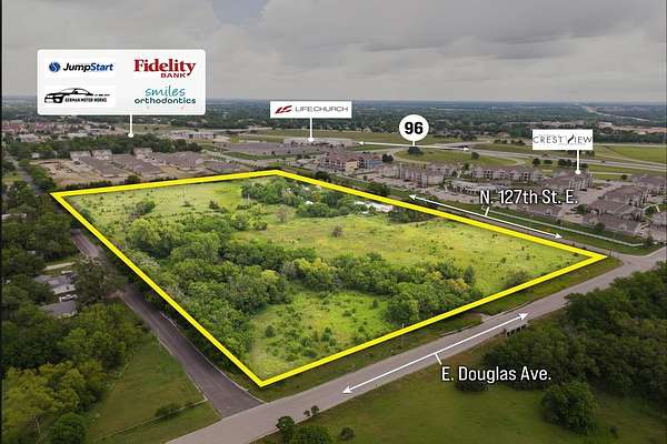 13.5 Acres of Land for Auction in Wichita, Kansas