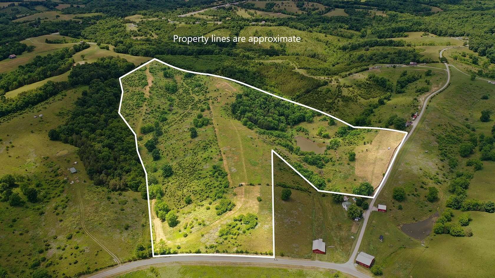 47.3 Acres of Recreational & Residential Land for Sale in Berry, Kentucky