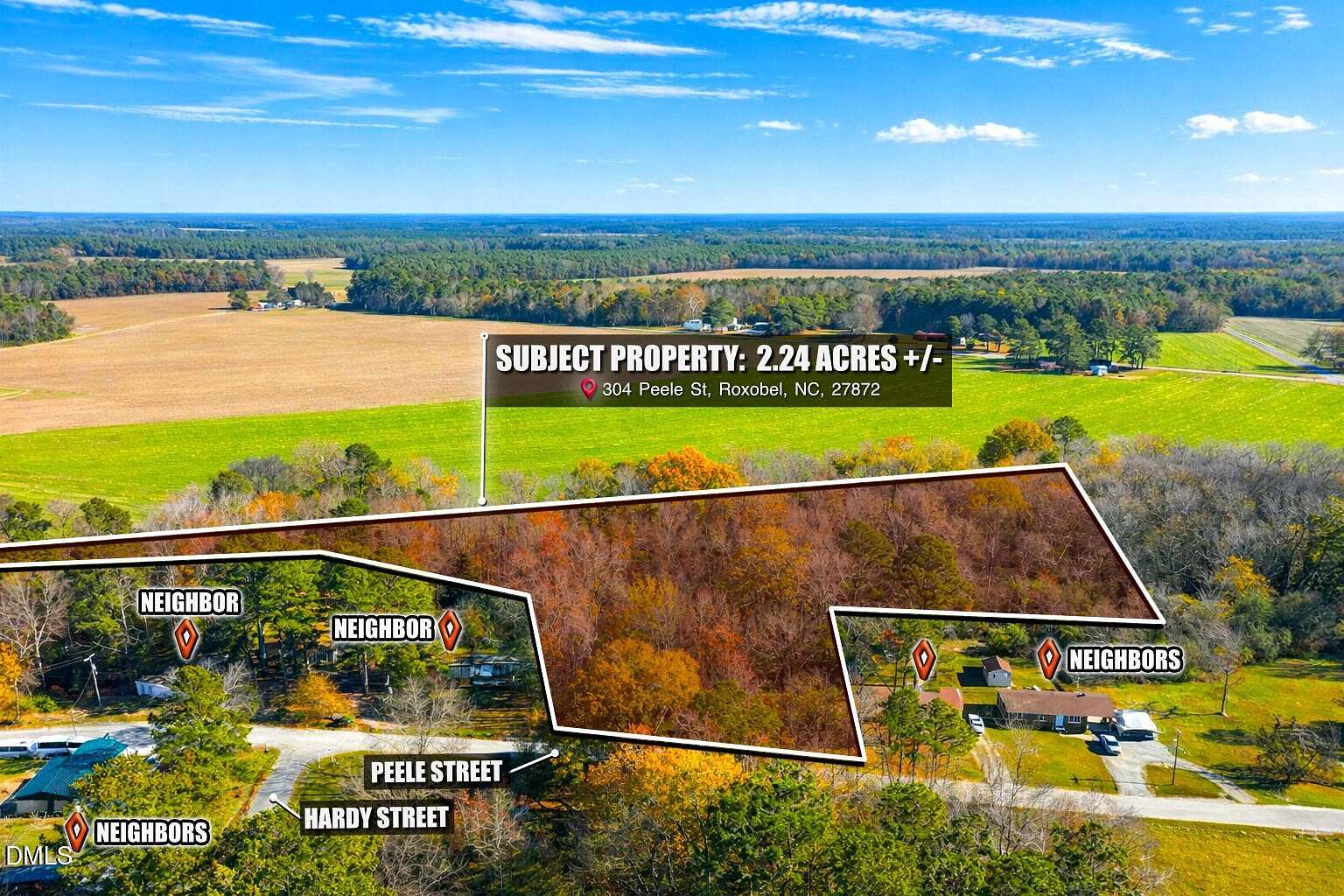 2.24 Acres of Residential Land for Sale in Roxobel, North Carolina