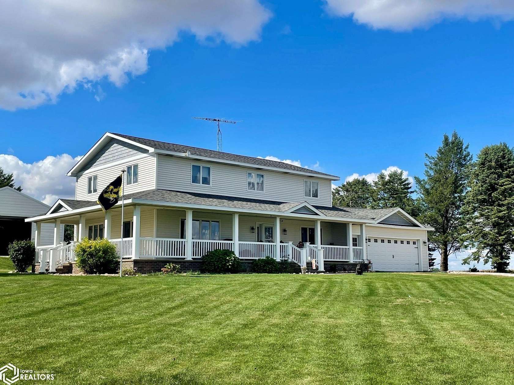 2 Acres of Land with Home for Sale in Hampton, Iowa
