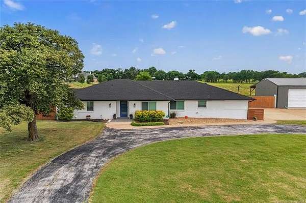 5.24 Acres of Land with Home for Sale in Claremore, Oklahoma