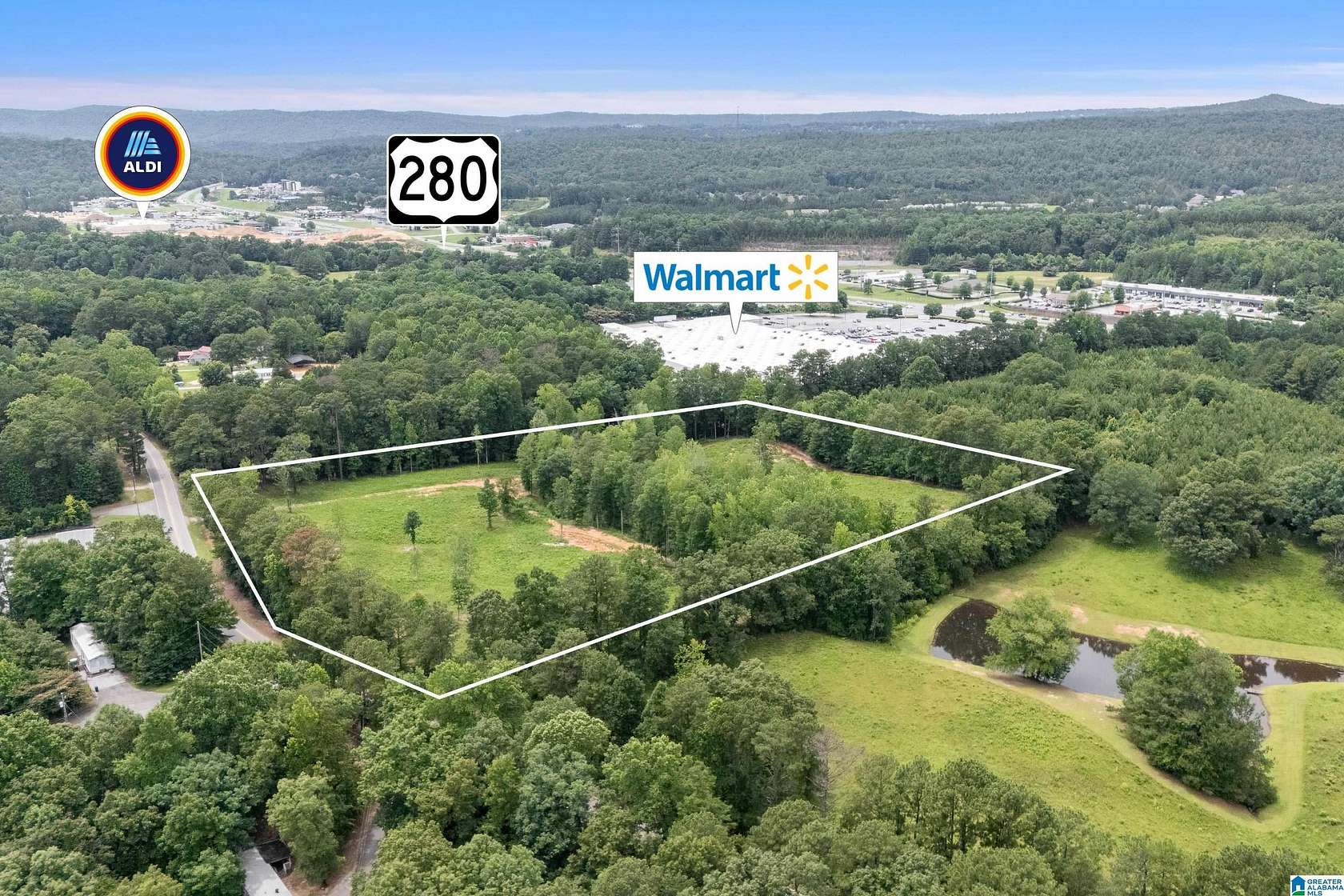 9 Acres of Mixed-Use Land for Sale in Chelsea, Alabama