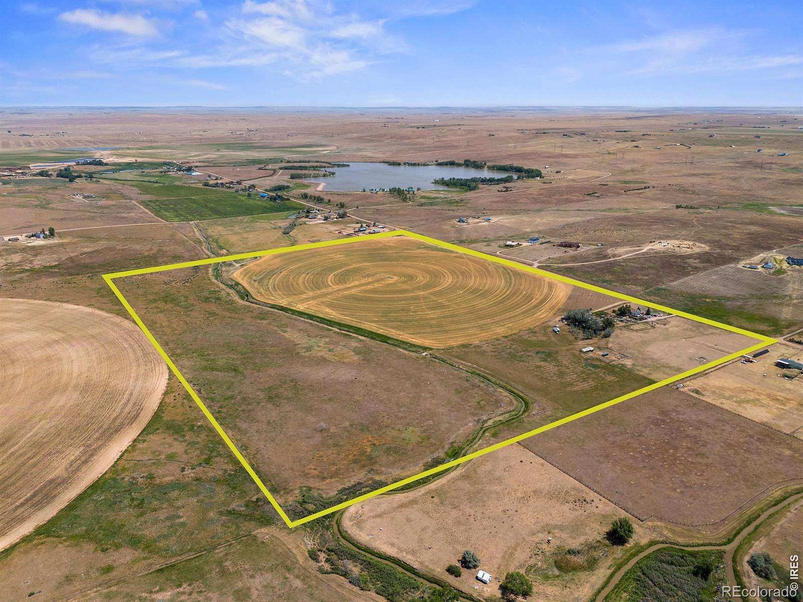 119 Acres of Land with Home for Sale in Wellington, Colorado