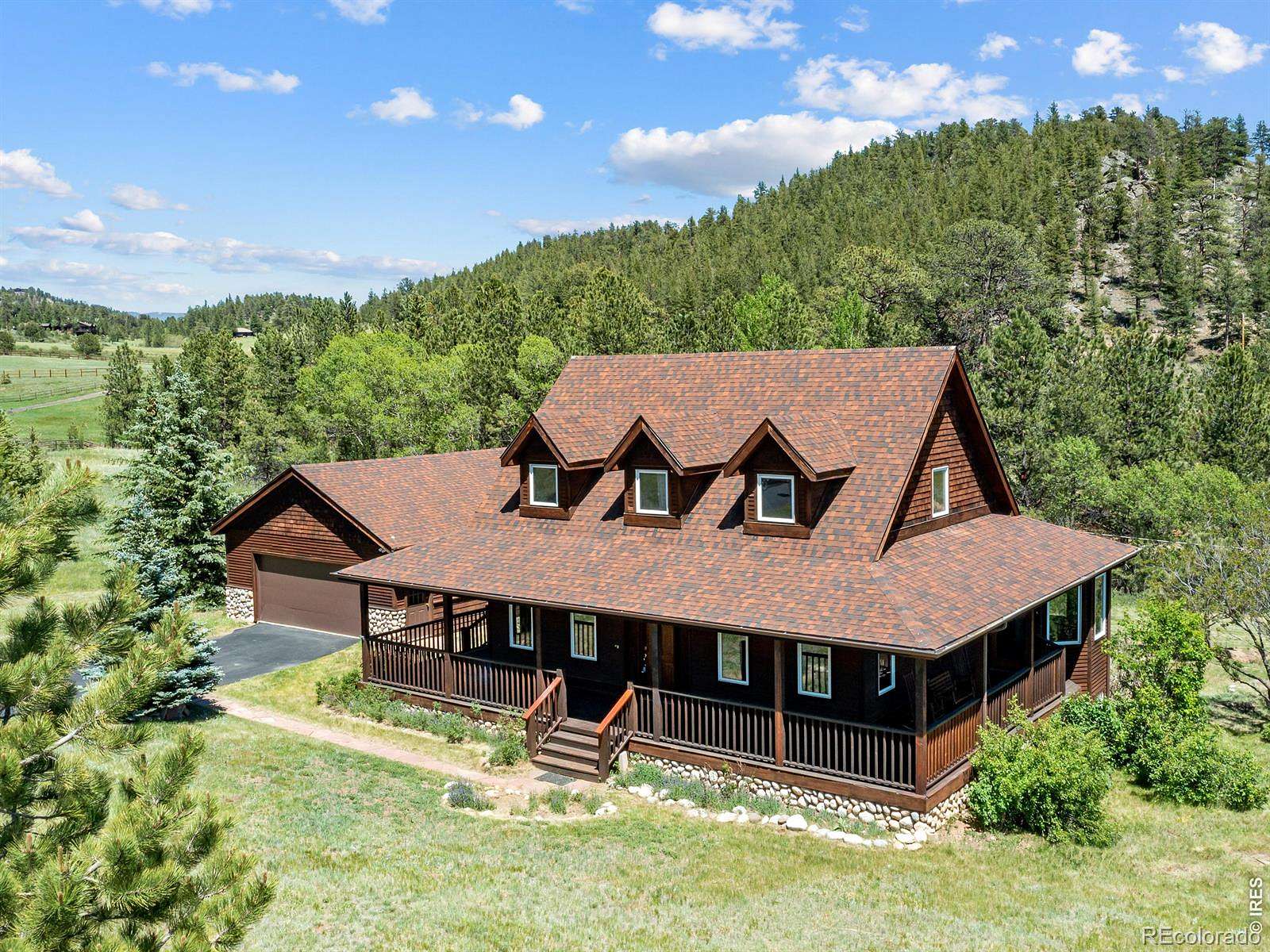 2.5 Acres of Land with Home for Sale in Estes Park, Colorado