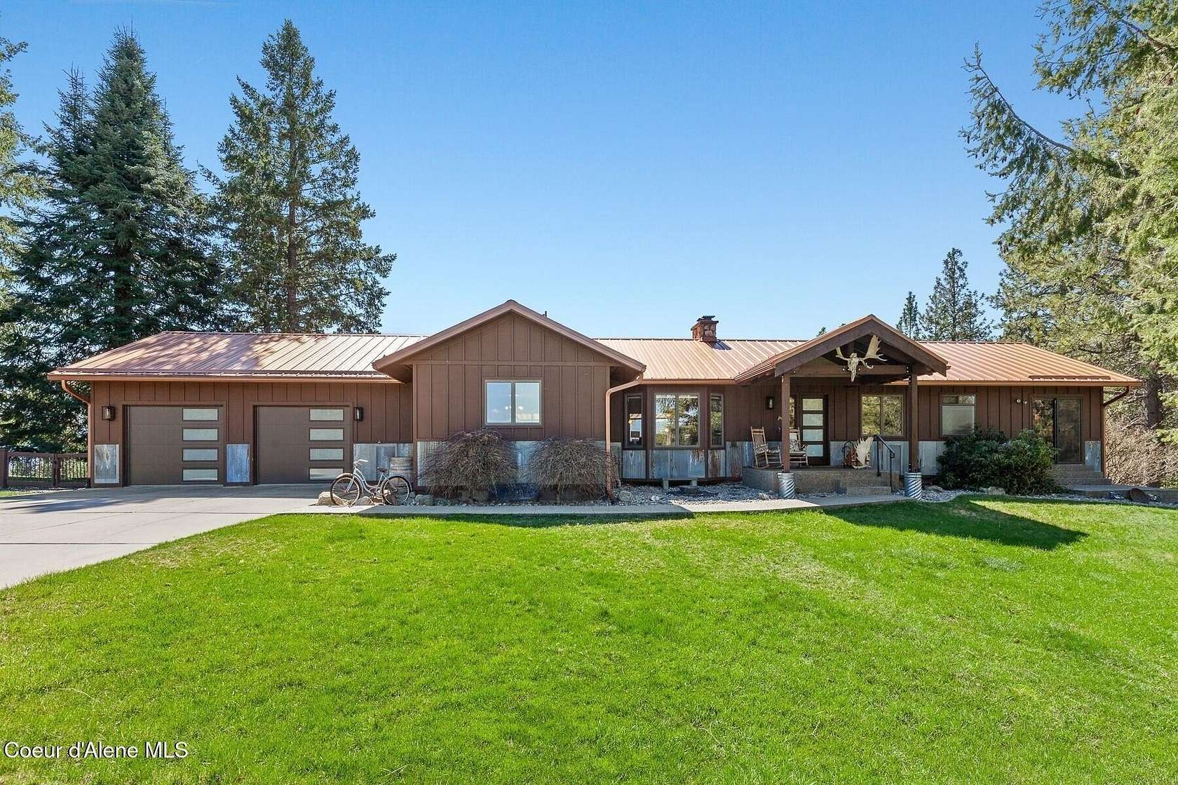 9.82 Acres of Land with Home for Sale in Coeur d'Alene, Idaho