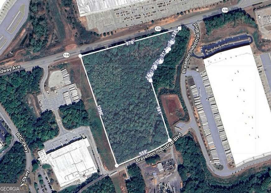 5.15 Acres of Commercial Land for Sale in Braselton, Georgia