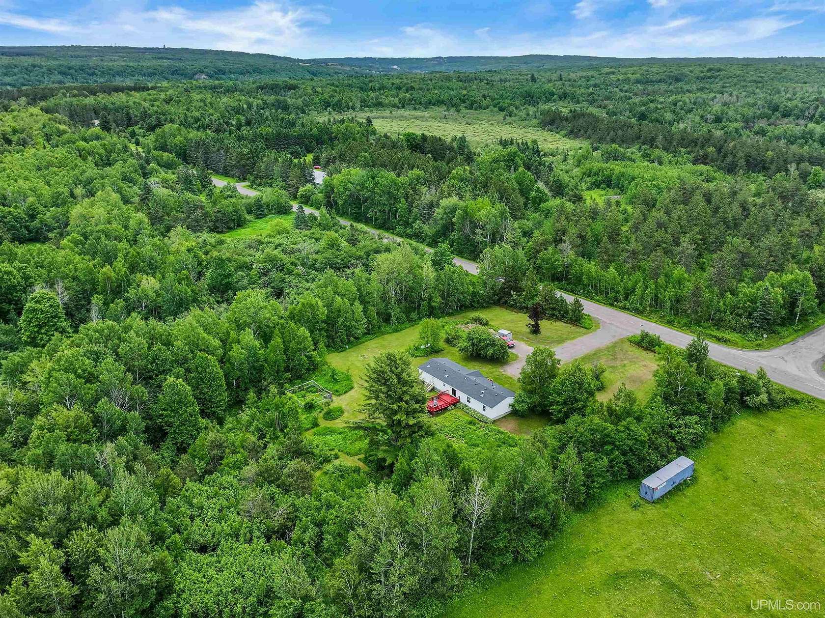 13.6 Acres of Land with Home for Sale in Houghton, Michigan