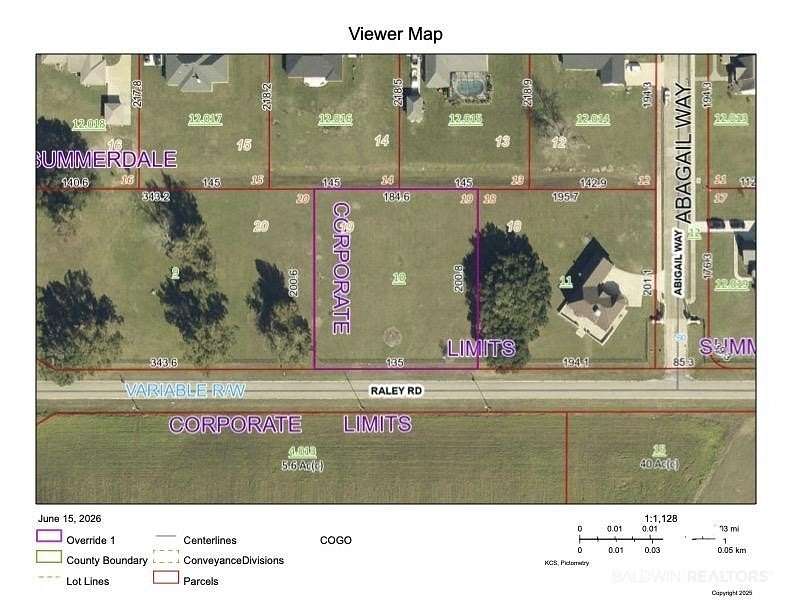 0.85 Acres of Residential Land for Sale in Summerdale, Alabama