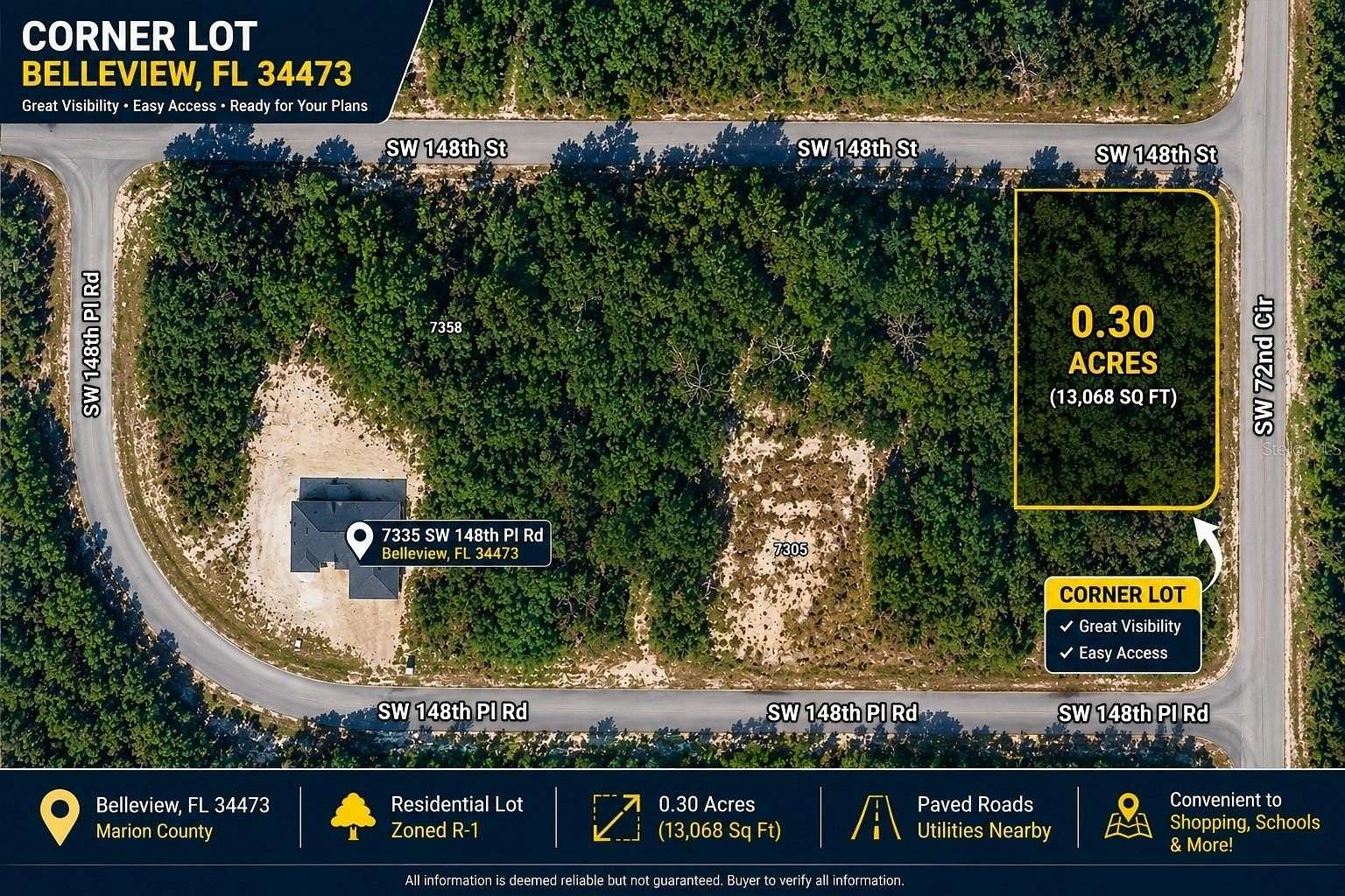 0.3 Acres of Residential Land for Sale in Ocala, Florida
