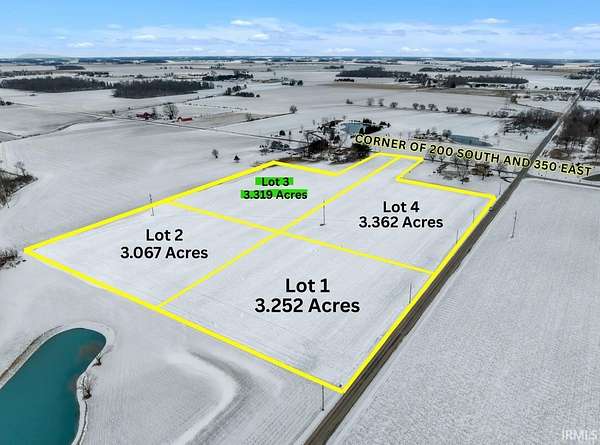 3.32 Acres of Residential Land for Sale in Bluffton, Indiana