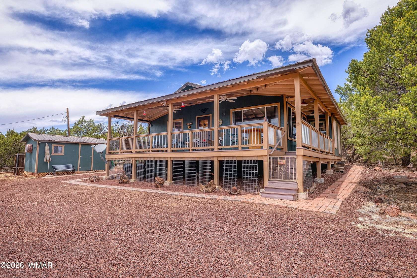 3.5 Acres of Land with Home for Sale in Vernon, Arizona