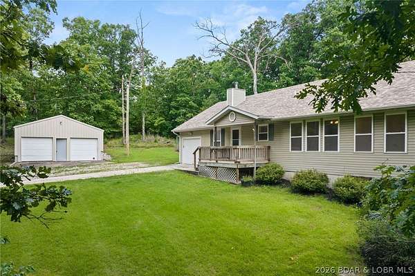 20.5 Acres of Recreational Land with Home for Sale in Eldon, Missouri