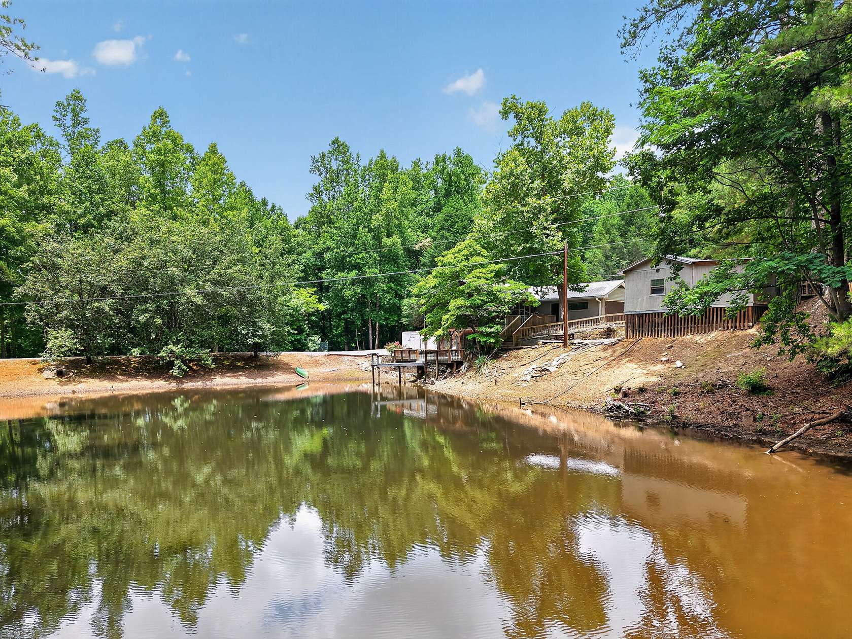 10.4 Acres of Recreational Land with Home for Sale in Talking Rock, Georgia