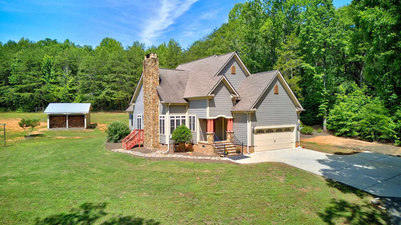 7.53 Acres of Land with Home for Sale in Landrum, South Carolina