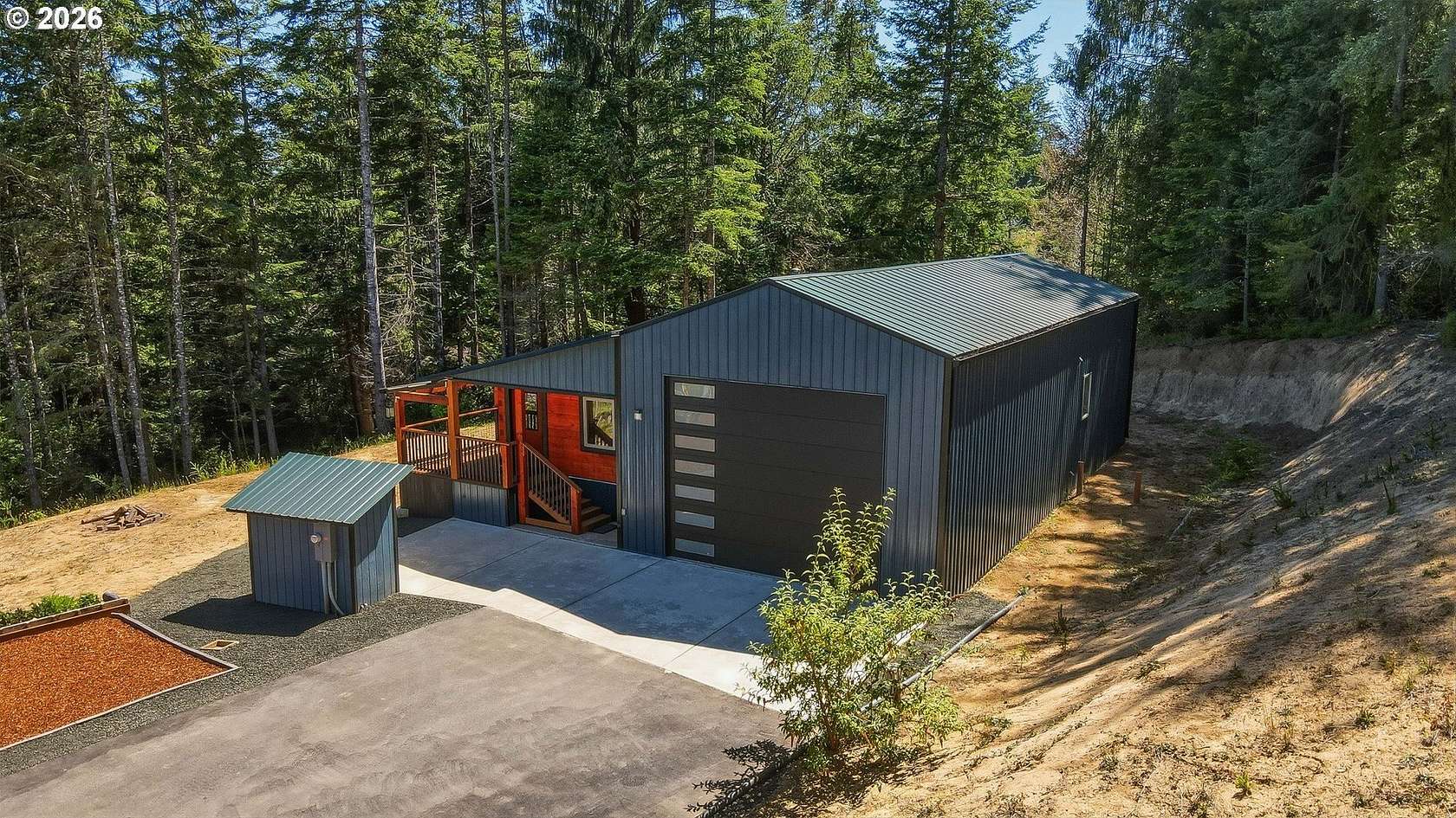 2.12 Acres of Land with Home for Sale in North Bend, Oregon