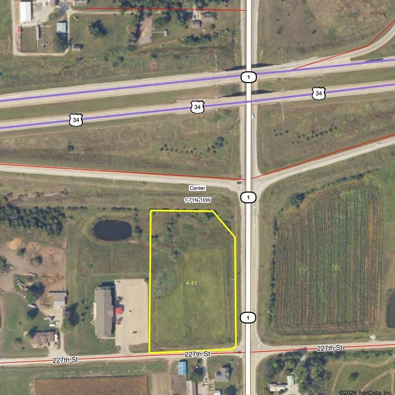 4.4 Acres of Land for Sale in Fairfield, Iowa