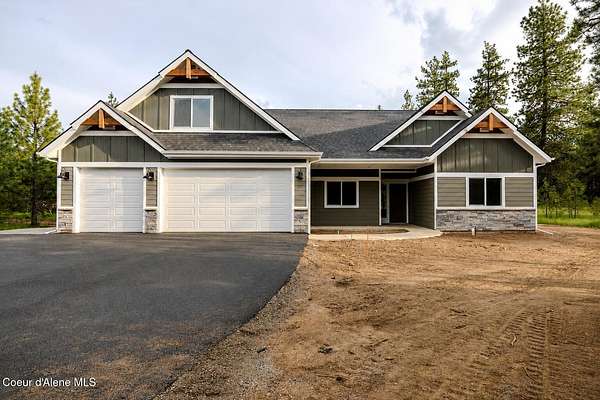 4.74 Acres of Land with Home for Sale in Athol, Idaho
