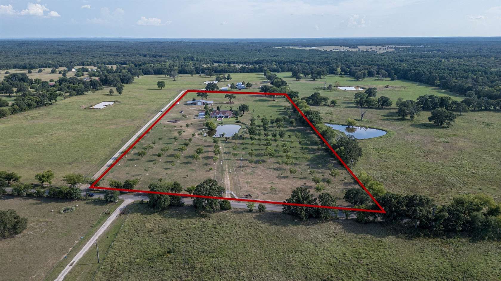 17 Acres of Land with Home for Sale in Alba, Texas