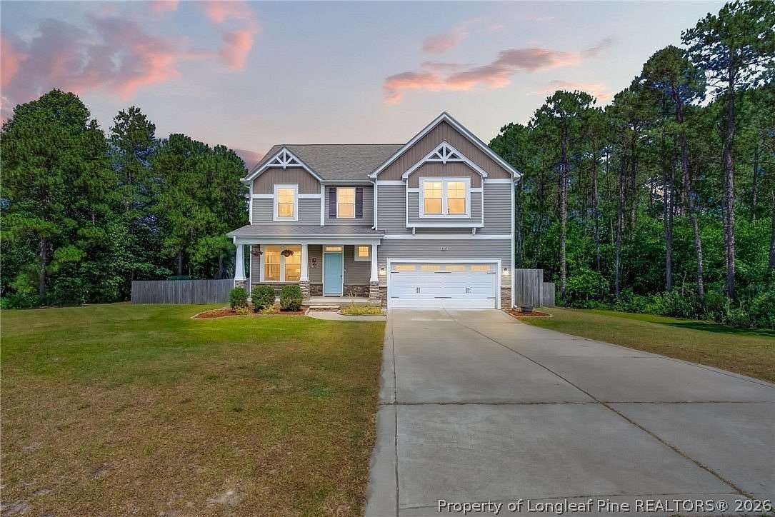6.85 Acres of Land with Home for Sale in Lillington, North Carolina