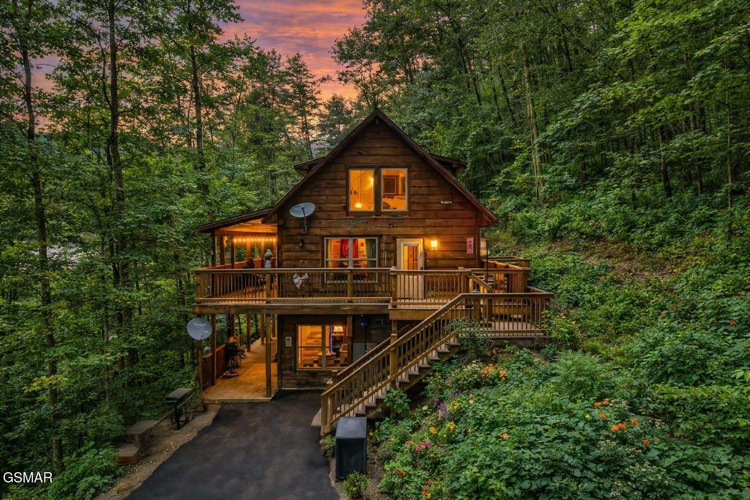 6 Acres of Land with Home for Sale in Pigeon Forge, Tennessee