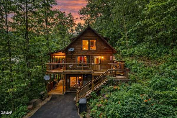 6 Acres of Land with Home for Sale in Pigeon Forge, Tennessee