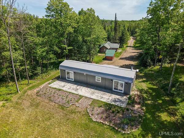 21.6 Acres of Recreational Land with Home for Sale in Butternut, Wisconsin