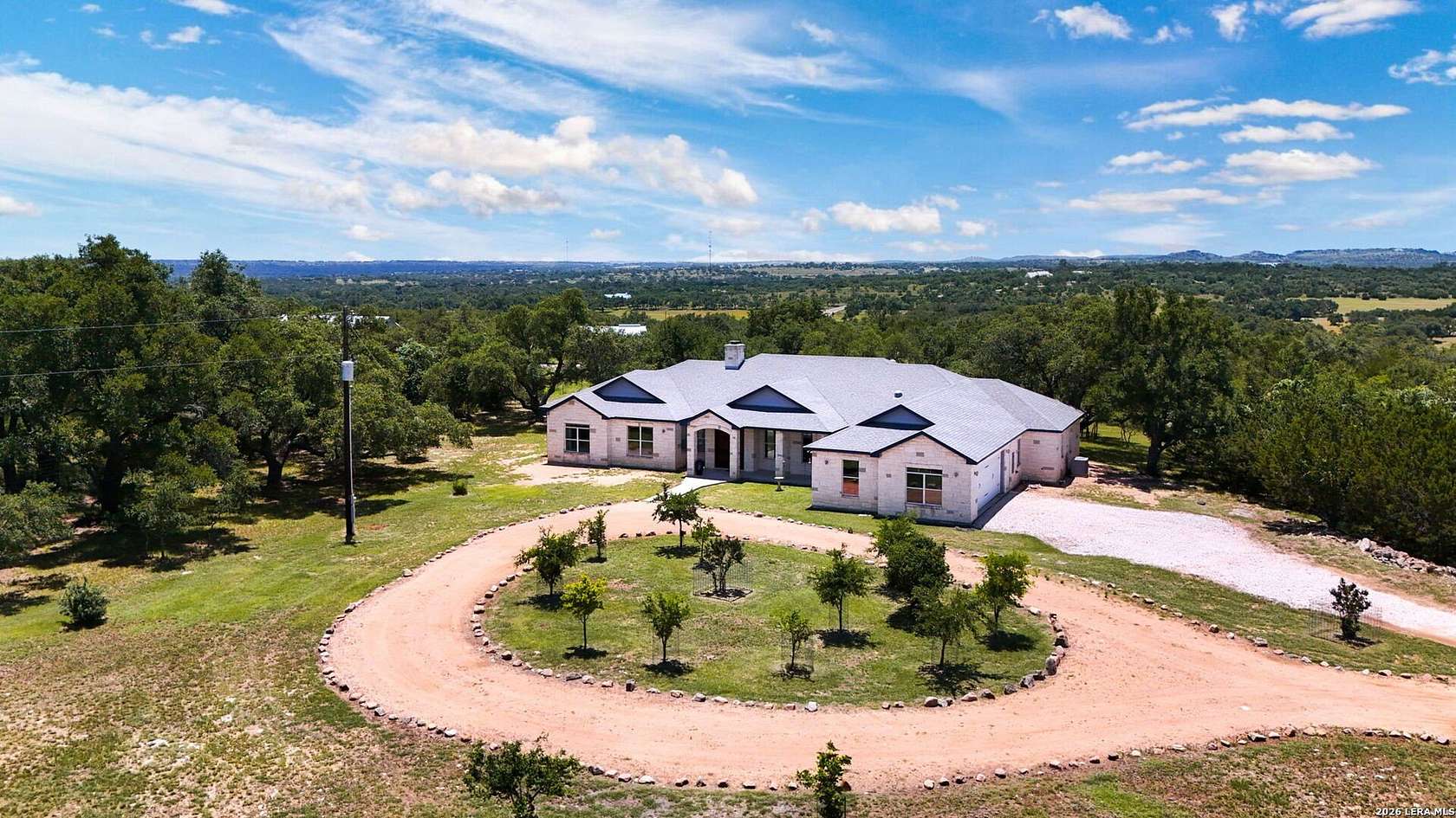 7.42 Acres of Land with Home for Sale in Round Mountain, Texas
