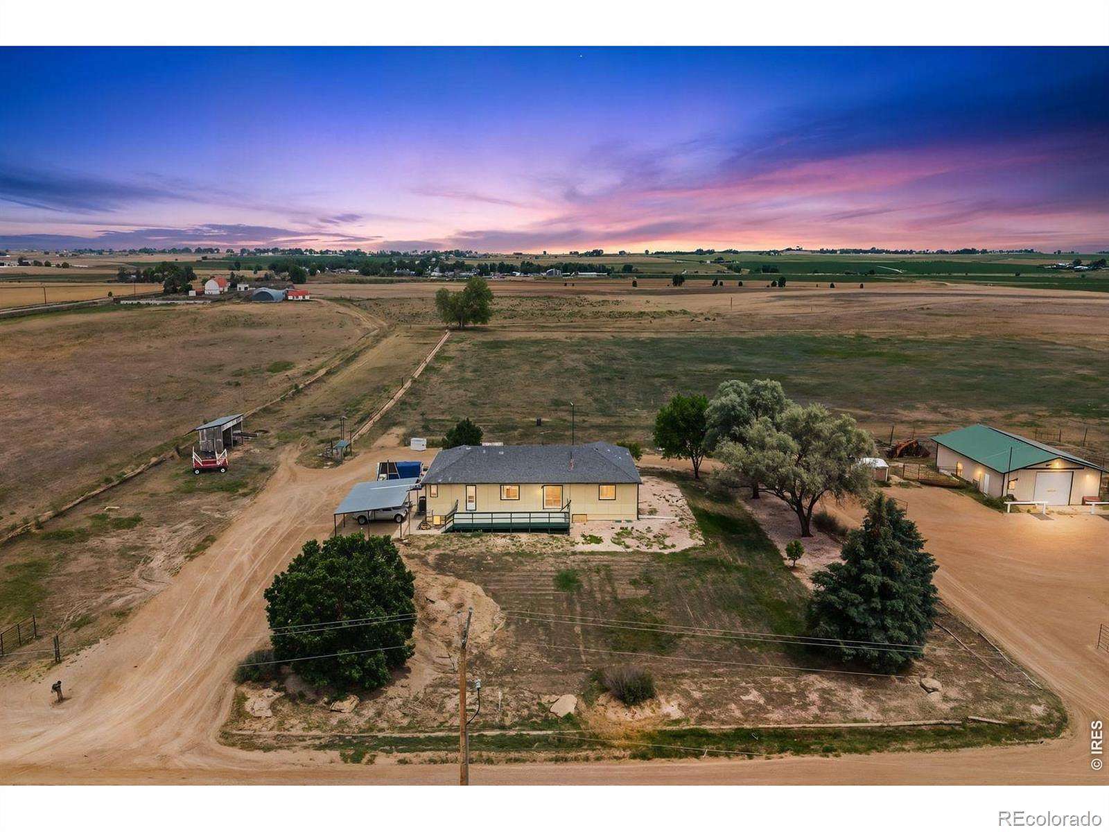 25 Acres of Land with Home for Sale in Eaton, Colorado