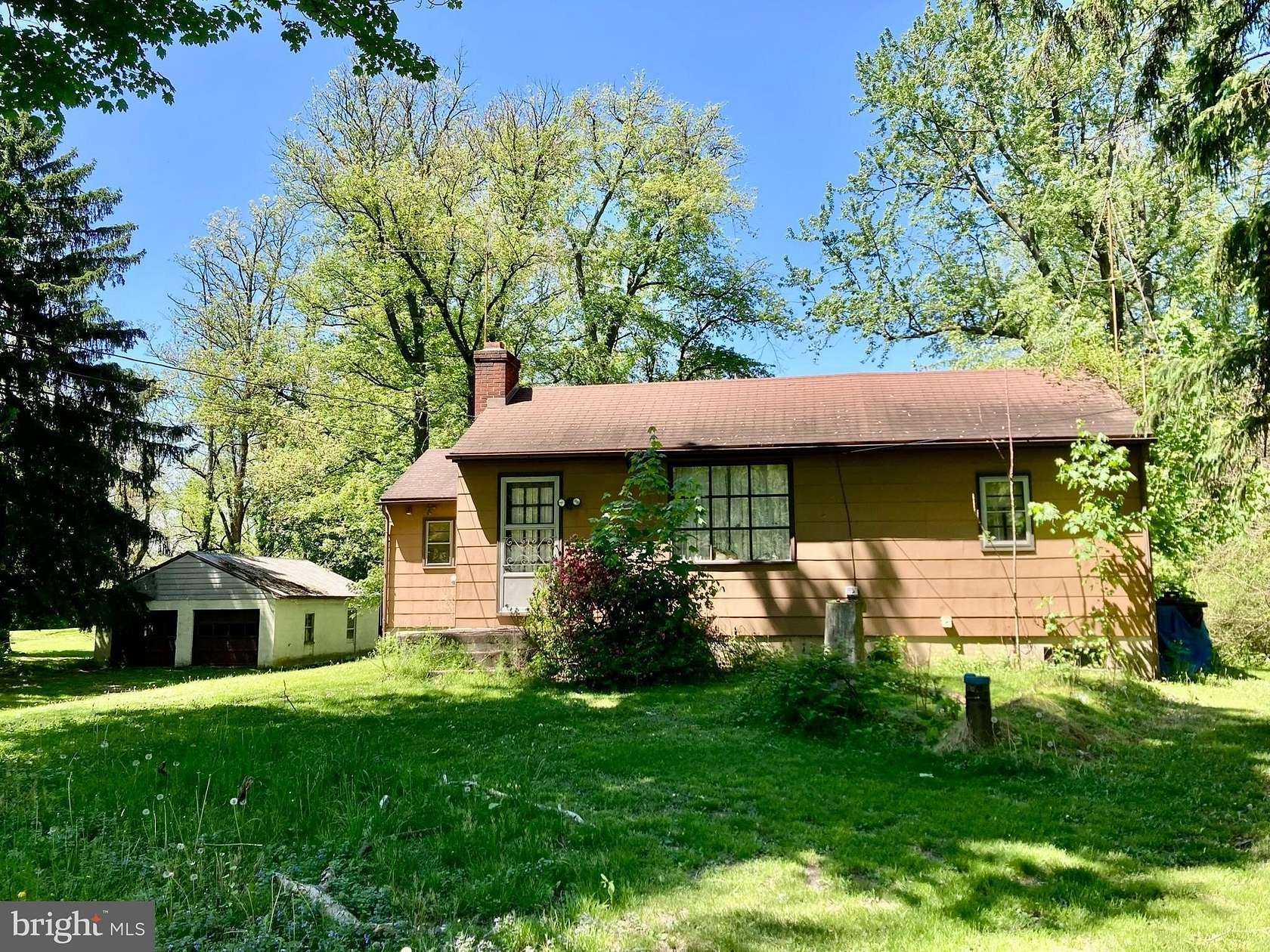 4.76 Acres of Land with Home for Auction in Blandon, Pennsylvania