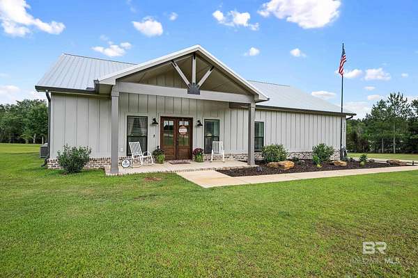 12.2 Acres of Land with Home for Sale in Robertsdale, Alabama