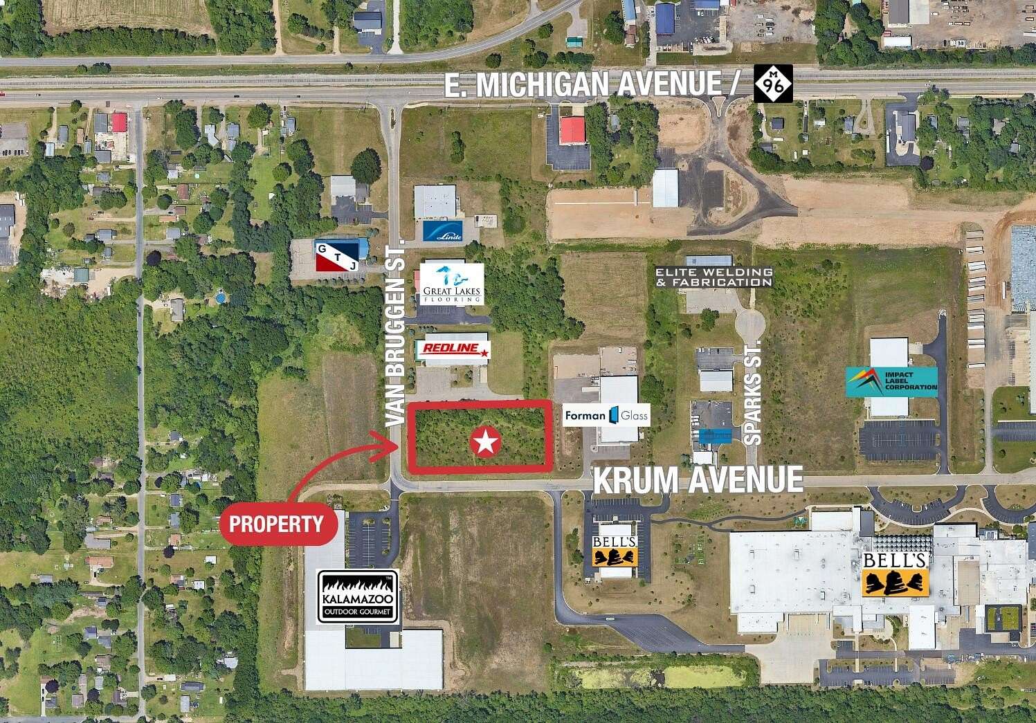 2.54 Acres of Commercial Land for Sale in Galesburg, Michigan