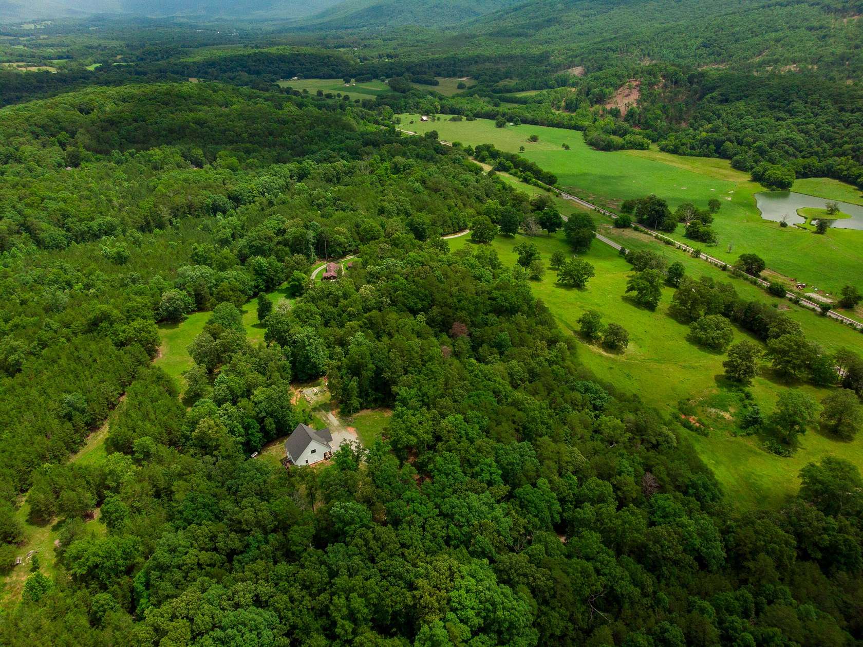 10 Acres of Land with Home for Sale in Rising Fawn, Georgia