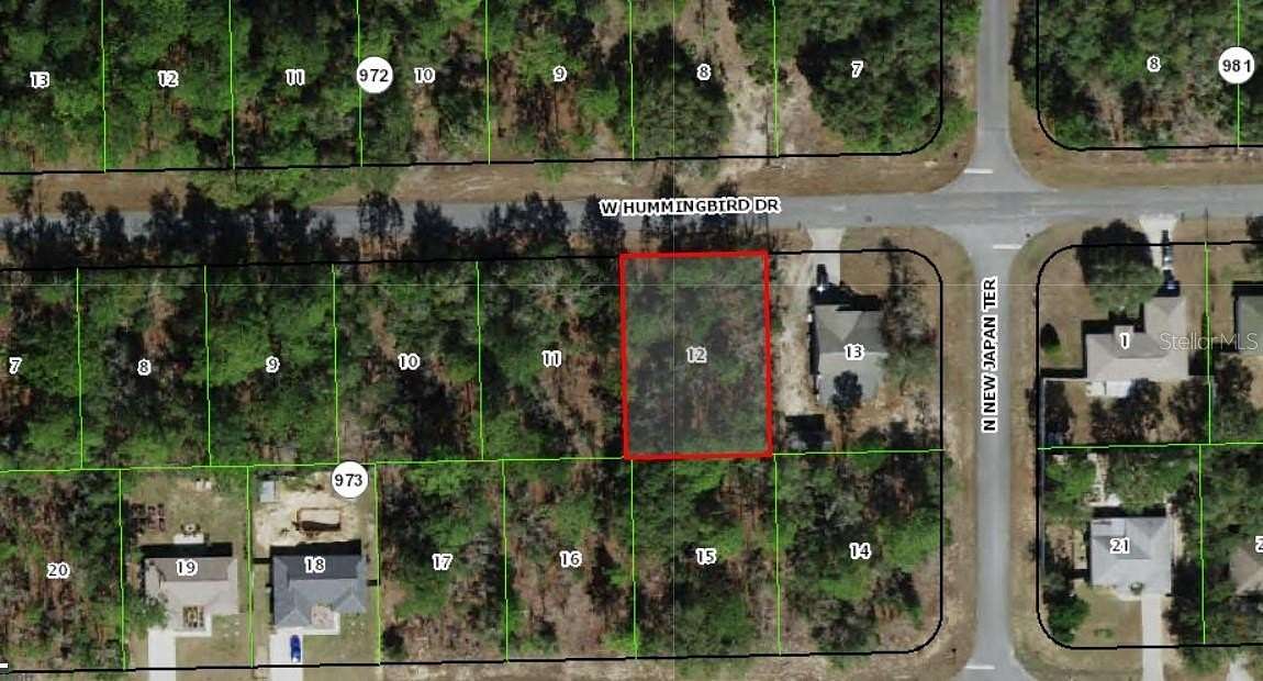 0.26 Acres of Residential Land for Sale in Citrus Springs, Florida