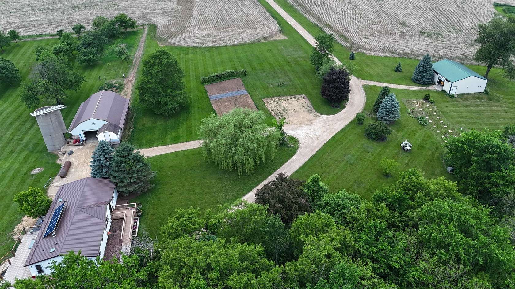 7 Acres of Land with Home for Sale in Hill Point, Wisconsin