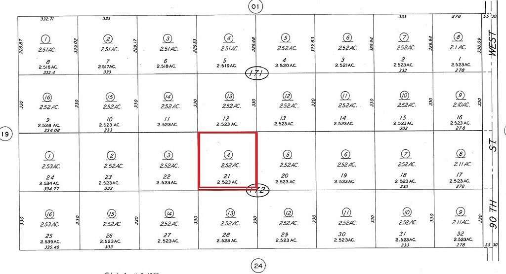 2.52 Acres of Land for Sale in Rosamond, California
