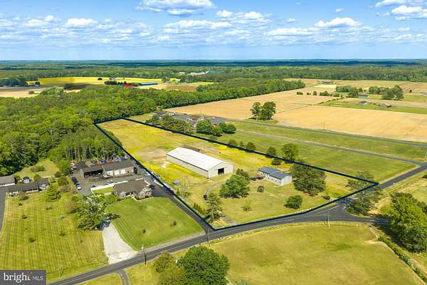 8.84 Acres of Land with Home for Sale in Salisbury, Maryland