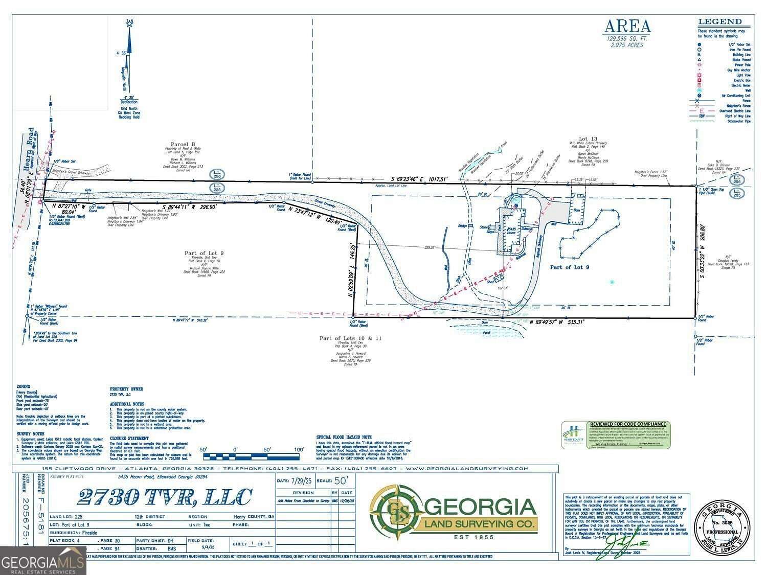 3 Acres of Residential Land for Sale in Ellenwood, Georgia