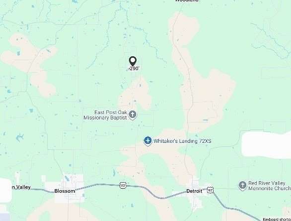 5.1 Acres of Residential Land for Sale in Blossom, Texas