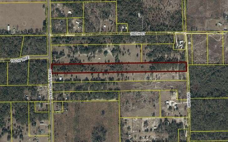 11 Acres of Recreational & Residential Land for Sale in O'Brien, Florida