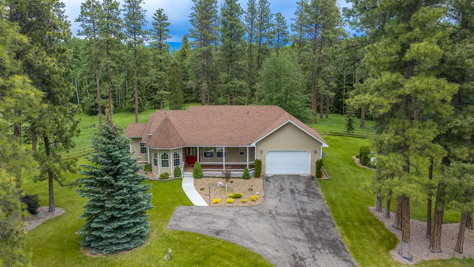 7.8 Acres of Land with Home for Sale in Kalispell, Montana