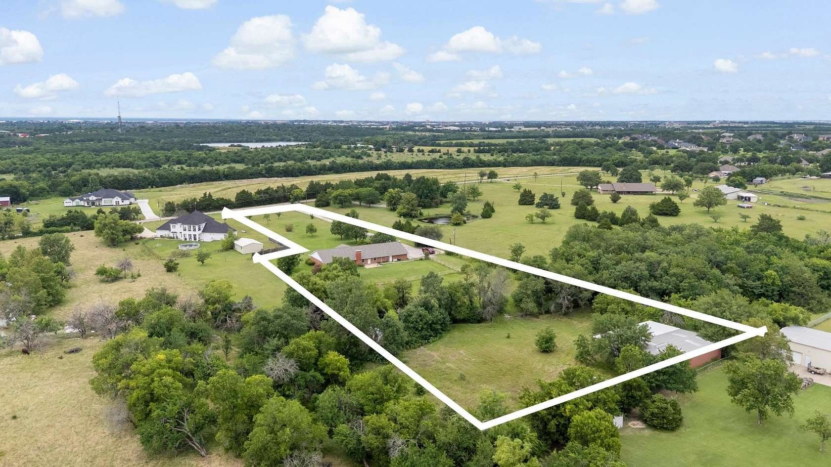 3.4 Acres of Land with Home for Sale in Rockwall, Texas