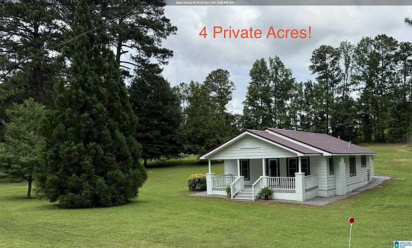 4 Acres of Land with Home for Sale in Montevallo, Alabama