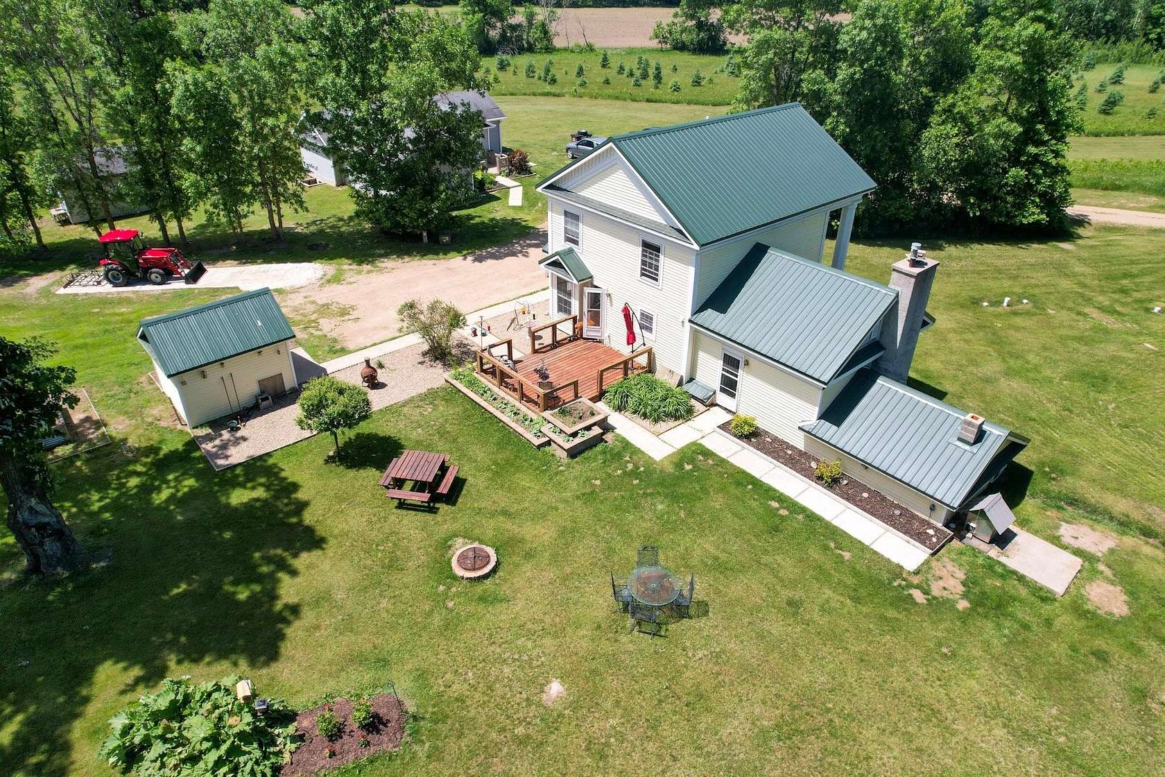 10 Acres of Land with Home for Sale in New York Mills, Minnesota